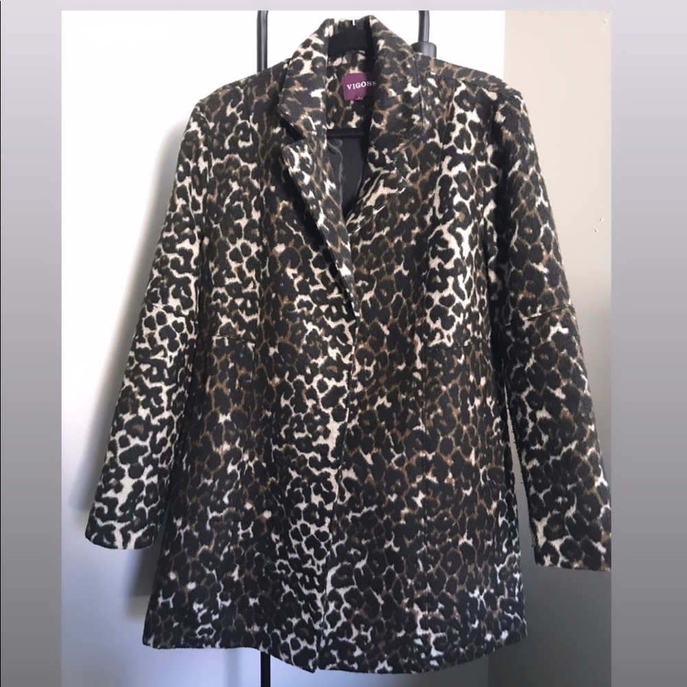 Cheetah Print Wool Jacket 🐆